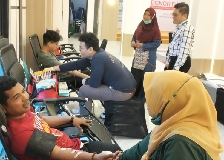 Meriahkan HUT Pegadaian ke-122, Karyawan dan Nasabah Ikut Donor Darah