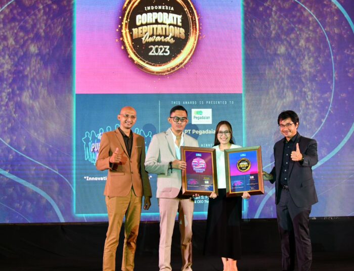 Mantap !!! Pegadaian Raih Penghargaan Corporate Reputation Awards 2023