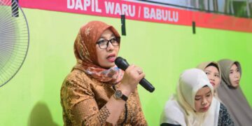 Sujiati menggelar reses di Desa Labangka Barat, Selasa (27/2/2024).