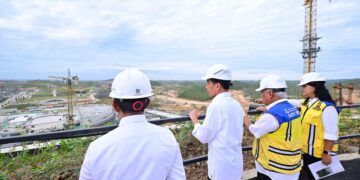 Progres Pembangunan Kantor Presiden di IKN Capai 74 Persen