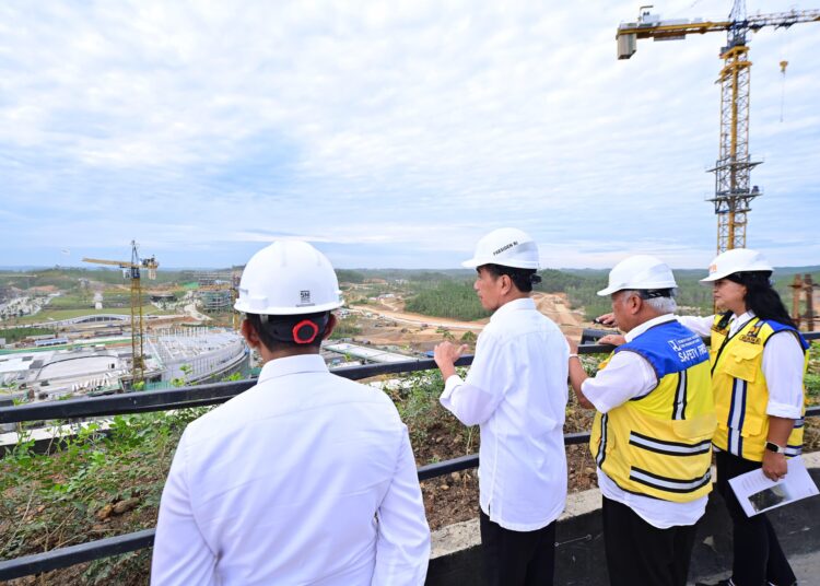 Progres Pembangunan Kantor Presiden di IKN Capai 74 Persen