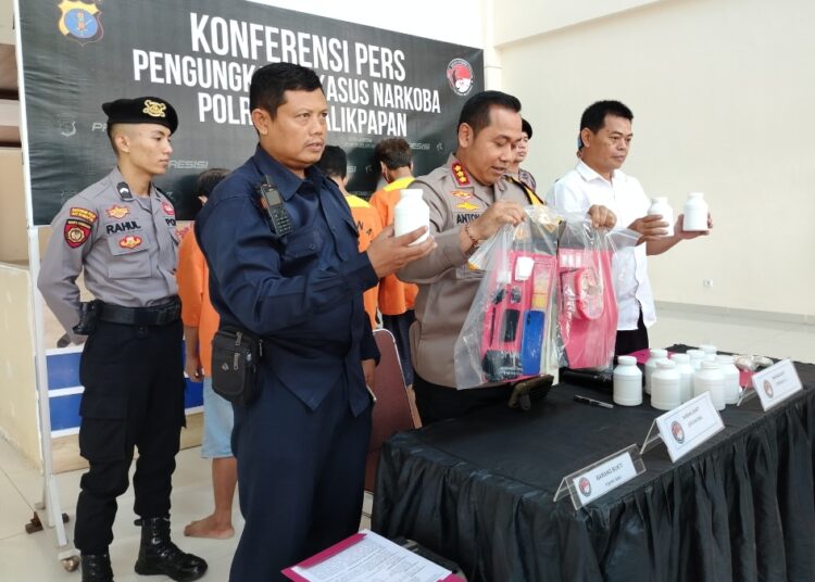Polresta Balikpapan Tangkap 75 Tersangka Narkoba dalam Tiga Bulan Terakhir