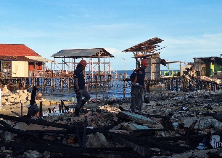 Labfor Polda Jatim Selidiki Penyebab Kebakaran di Klandasan Balikpapan