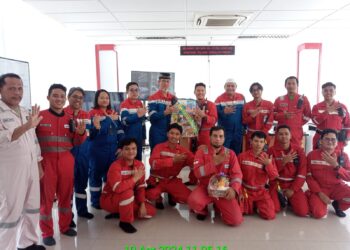 Tetap Beroperasi Saat Idulfitri, Manajemen Kilang Pertamina Unit Balikpapan Kunjungi Pekerja di Dalam Kilang