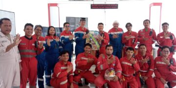 Tetap Beroperasi Saat Idulfitri, Manajemen Kilang Pertamina Unit Balikpapan Kunjungi Pekerja di Dalam Kilang