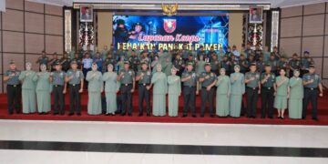Ratusan Militer Kodam Vl/Mulawarman Naik Pangkat