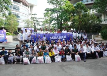 Komunitas Bergerak Pertamina Balikpapan Gelar Belanja Lebaran bersama 50 Anak Yatim dan Dhuafa