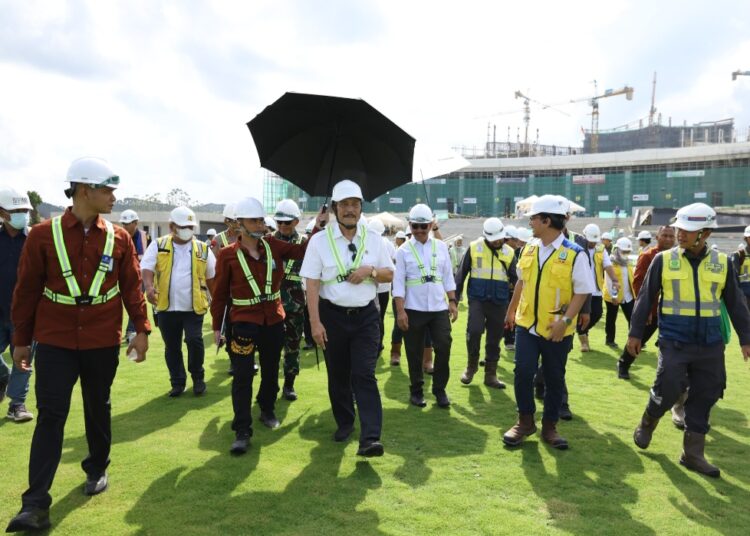 Menko Marves Tinjau Progres Pembangunan Jalur Logistik dan Persiapan Upacara HUT ke-79 RI