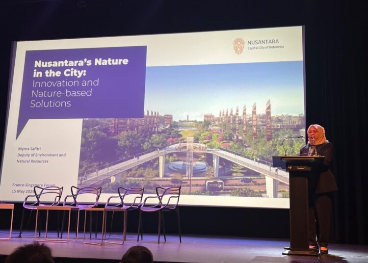 Otorita IKN Kenalkan Solusi Berbasis Alam dalam Pengelolaan Sumber Daya Air pada Forum Perancis-Singapura