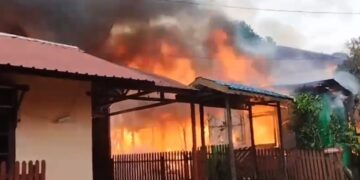 Empat Rumah Terbakar di Margomulyo