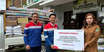 Pertamina Salurkan Bantuan Banjir di Mahakam Ulu