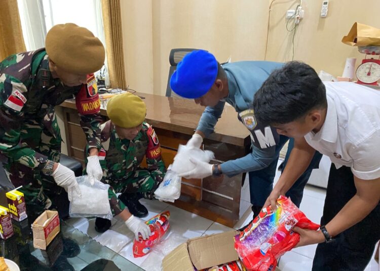 Batalyon Artileri Gagalkan Upaya Penyeludupan Tujuh Kilo Sabu Malaysia