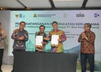 Bina Karya Sambut Positif Kerja Sama dengan SIG untuk Wujudkan Green Construction di IKN