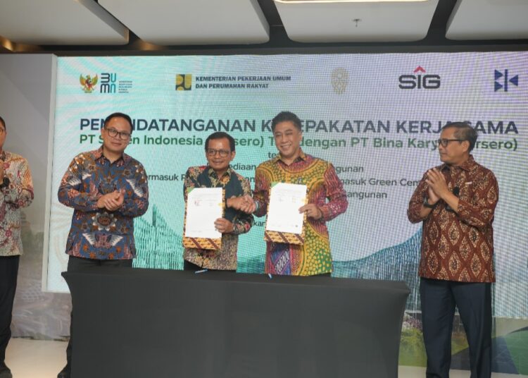 Bina Karya Sambut Positif Kerja Sama dengan SIG untuk Wujudkan Green Construction di IKN