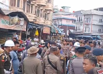 Adu Argumen Sempat Warnai Penertiban PKL di Pasar Pandansari