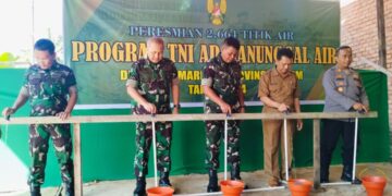 TNI Resmikan 2.664 Titik Air Bersih di Seluruh Indonesia, Upaya Strategis Menangani Krisis Air Bersih