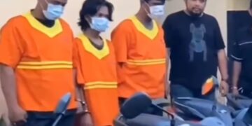 Tiga Maling Motor di Balikpapan Dibekuk Polisi