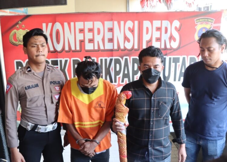 Pria Mabuk di Balikpapan Ditangkap Usai Ancam Istri Siri dengan Parang