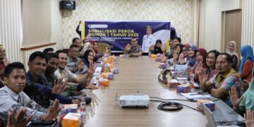Sosialisasi Peraturan Daerah (Perda) Nomor 1 Tahun 2023 tentang perlindungan perempuan korban kekerasan. (Foto : istimewa)