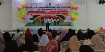 Seminar pendidikan serta lomba menggambar dan mewarnai tingkat PAUD (Formal & Non-Formal) se-Benuo Taka memperingati Hari Anak Nasional ke-40. (Foto : istimewa)