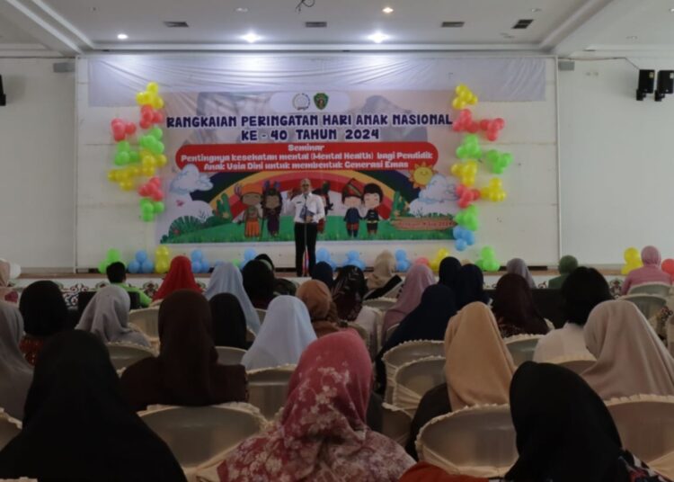 Seminar pendidikan serta lomba menggambar dan mewarnai tingkat PAUD (Formal & Non-Formal) se-Benuo Taka memperingati Hari Anak Nasional ke-40. (Foto : istimewa)