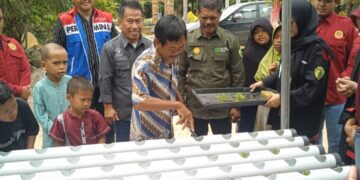 Pelatihan pertanian berbasis hidroponik di Panti Asuhan Al-Ikhlas, Nenang, Kabupaten Penajam Paser Utara (PPU) pada Sabtu, 7 September 2024. (Foto : istimewa)
