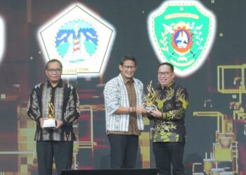 PPU mendapatkan apresiasi sebagai daerah peduli inovasi ekonomi kreatif dan pariwisata dalam peringatan Hari Ulang Tahun ke-13 Kompas TV. (Foto : istimewa)