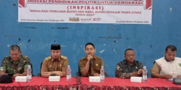 Bakesbangpol Kabupaten Penajam Paser Utara (PPU) melakukan sosialisasi Pemilihan Kepala Daerah (Pilkada) 2024 yang menargetkan pelajar. (Foto : istimewa)