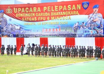 Ikut Jaga Perdamaian Dunia, Polri Kembali Kirim Satgas FPU ke Afrika Tengah