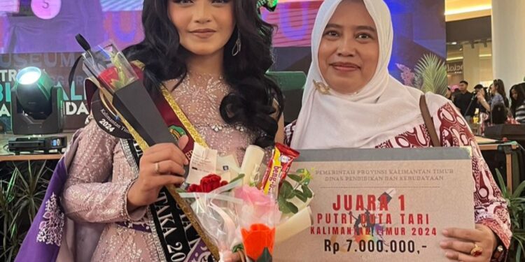 Prestasi gemilang diraih PPU dalam ajang pemilihan Putra Putri Duta Tari Tingkat Provinsi Kalimantan Timur (Kaltim). (Foto : istimewa)