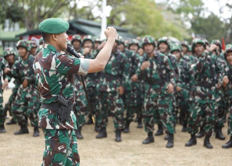 500 Siswa Komponen Cadangan Mulai Latihan Dasar Militer di Rindam VI/Mulawarman