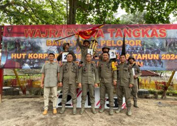 Batalyon A Pelopor Satbrimob Polda Kaltim Gelar Wajracyena Tangkas Memeriahkan HUT Ke-79 Korps Brimob Polri