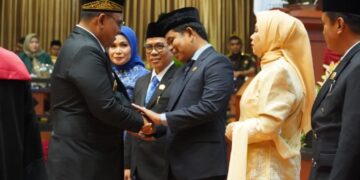 Zainal Arifin, menghadiri Rapat Paripurna pengucapan sumpah janji pimpinan DPRD Kabupaten PPU masa jabatan 2024–2029, Senin, 30 September 2024. (Foto : istimewa)