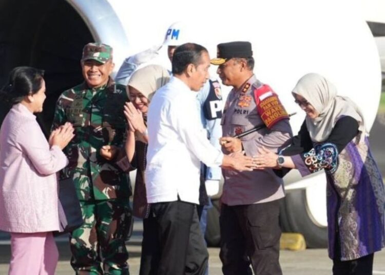 Jokowi Hadiri Nusantara TNI Fun Run di IKN