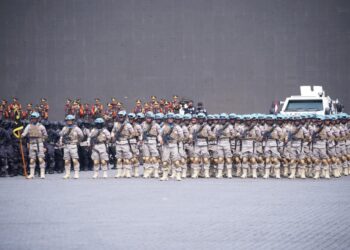 Polri Gladi Bersih Apel Gelar Pasukan Pengamanan Pelantikan Presiden