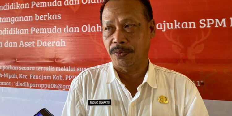 Kepala Bidang Pemuda dan Olahraga Dinas Pendidikan, Pemuda, dan Olahraga (Disdikpora) PPU, Endang Suharto. (Foto : istimewa)