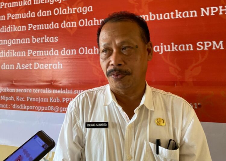 Kepala Bidang Pemuda dan Olahraga Dinas Pendidikan, Pemuda, dan Olahraga (Disdikpora) PPU, Endang Suharto. (Foto : istimewa)