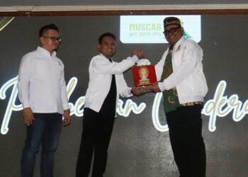 Zainal Arifin, membuka Musyawarah Cabang (Muscab) ke-IV Himpunan Pengusaha Muda Indonesia (HIPMI) PPU. (Foto : istimewa)