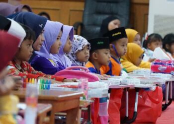 Lomba mewarnai tingkat Taman Kanak-Kanak (TK) se-Kabupaten PPU. (Foto : istimewa)