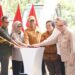 Deklarasi penetapan Taman Nasional Mamberamo dan peletakan batu pertama Pusat Plasma Nutfah Nasional. (Foto : istimewa)