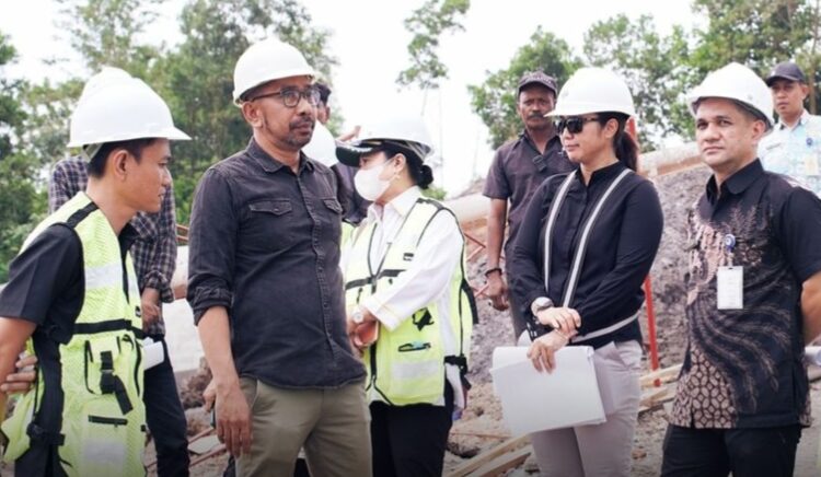 Sidak pembangunan Sekolah Menengah Pertama Negeri 28 di Kecamatan Balikpapan Timur