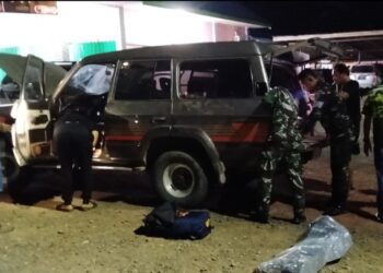 Satgas Pamtas Yonarmed 11 Kostrad Gagalkan Penyelundupan Mobil dari Malaysia