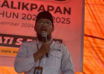 Perusahaan Umum Daerah Tirta Manuntung Balikpapan (PTMB) menyampaikan penjelasan mengenai kondisi air baku dalam reses anggota DPRD, Muliati.