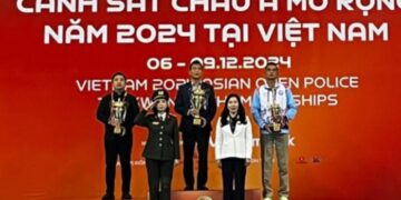 Tim Taekwondo Garuda Bhayangkara Presisi Raih Juara Umum ke-2 di Kejuaraan Polisi Terbuka Vietnam