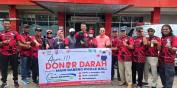 Komunitas “Main Bareng Pickle Ball” Balikpapan Gelar Donor Darah, Dorong Prestasi dan Kepedulian Sosial