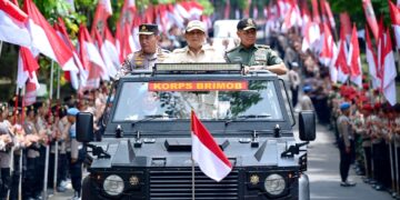 Presiden Prabowo Disambut Meriah di Pembukaan Apel Kasatwil Polri 2024