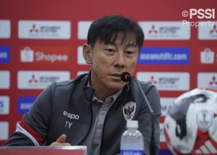 Shin Tae-yong Optimis Hadapi Myanmar di Laga Perdana AMEC 2024