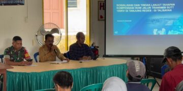 Sambut Tahun Baru Penuh Semangat, PLN UIP KLT Laksanakan Sosialisasi dan Tindak Lanjut Kompensasi ROW SUTT 150kV GI Tanjung Redeb – GI Talisayan