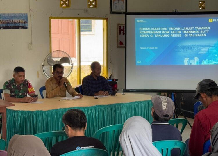 Sambut Tahun Baru Penuh Semangat, PLN UIP KLT Laksanakan Sosialisasi dan Tindak Lanjut Kompensasi ROW SUTT 150kV GI Tanjung Redeb – GI Talisayan