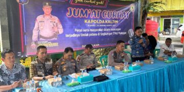 Gelar Dialog ‘Jumat Curhat’, Polda Kaltim Ajak Masyarakat Berperan dalam Mencegah Tindak Pidana
